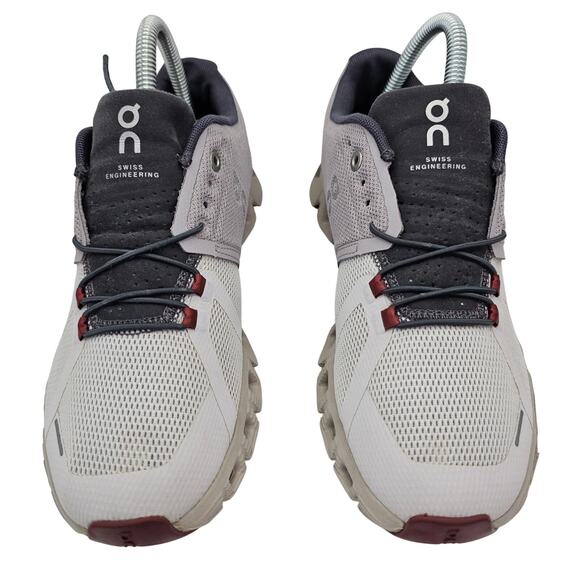 On Running Cloud 5 Pearl Frost Womens 7 Running Shoes Sneakers - Picture 3 of 11